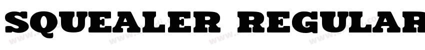 Squealer Regular字体转换